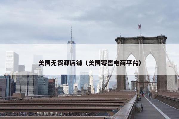 美国无货源店铺（美国零售电商平台）
