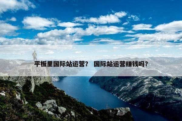 平板里国际站运营？ 国际站运营赚钱吗？