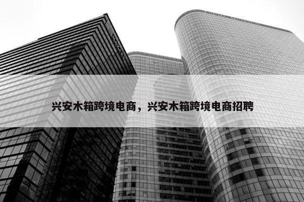 兴安木箱跨境电商，兴安木箱跨境电商招聘