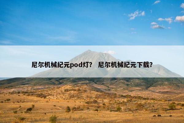 尼尔机械纪元pod灯？ 尼尔机械纪元下载？