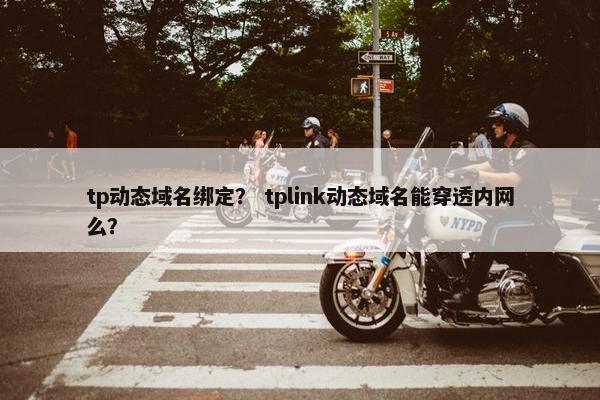 tp动态域名绑定？ tplink动态域名能穿透内网么？