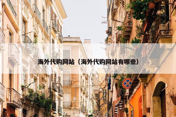 海外代购网站（海外代购网站有哪些）