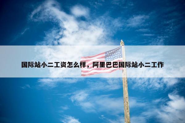 国际站小二工资怎么样，阿里巴巴国际站小二工作