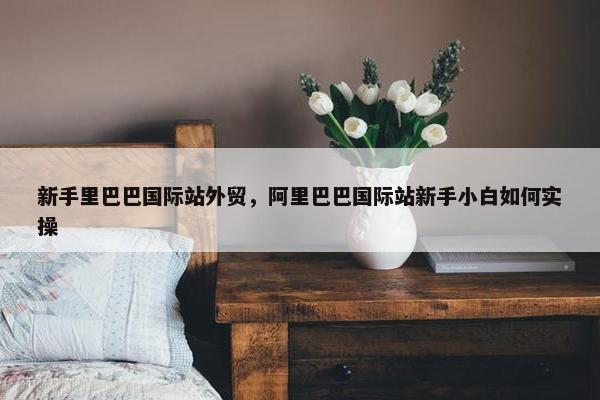 新手里巴巴国际站外贸，阿里巴巴国际站新手小白如何实操