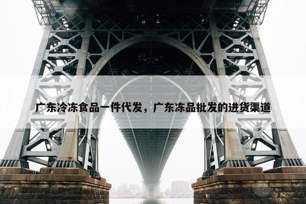 广东冷冻食品一件代发，广东冻品批发的进货渠道