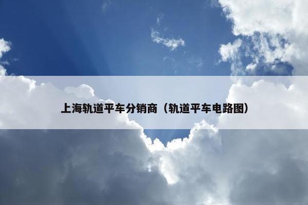 上海轨道平车分销商（轨道平车电路图）