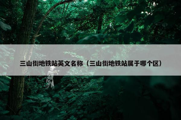 三山街地铁站英文名称（三山街地铁站属于哪个区）