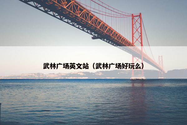 武林广场英文站（武林广场好玩么）