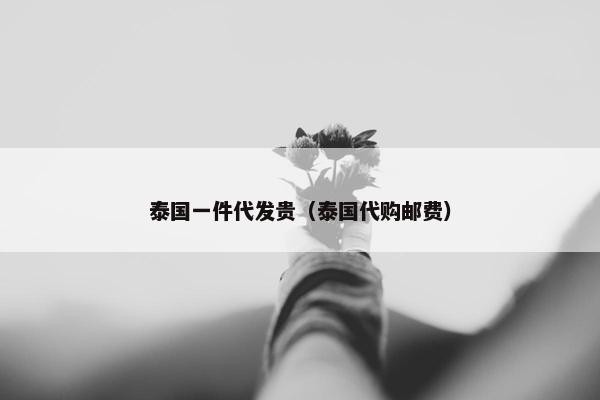 泰国一件代发贵（泰国代购邮费）