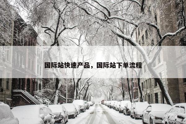 国际站快速产品，国际站下单流程