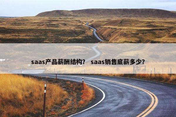 saas产品薪酬结构？ saas销售底薪多少？