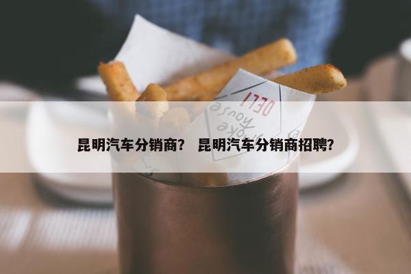 昆明汽车分销商？ 昆明汽车分销商招聘？