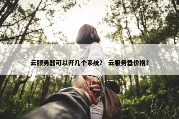 云服务器可以开几个系统？ 云服务器价格？