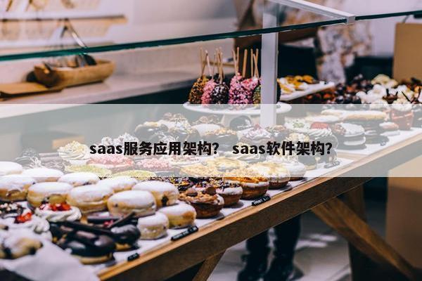 saas服务应用架构？ saas软件架构？