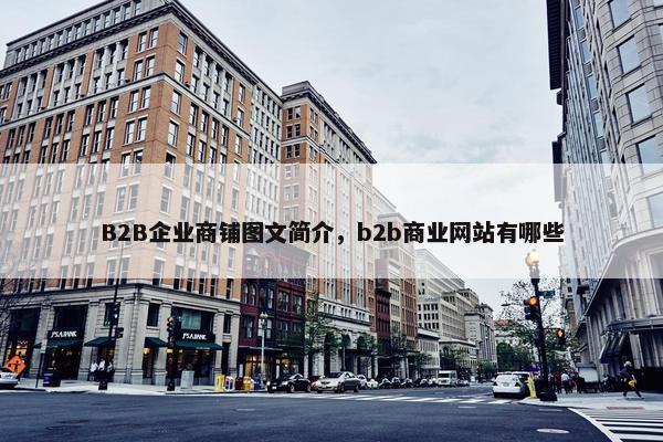 B2B企业商铺图文简介，b2b商业网站有哪些