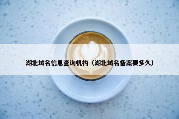 湖北域名信息查询机构（湖北域名备案要多久）