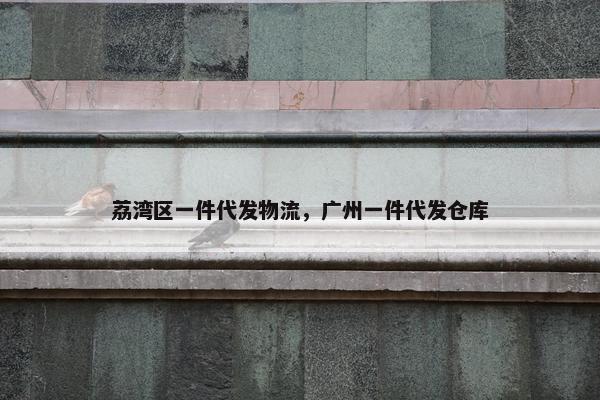 荔湾区一件代发物流，广州一件代发仓库
