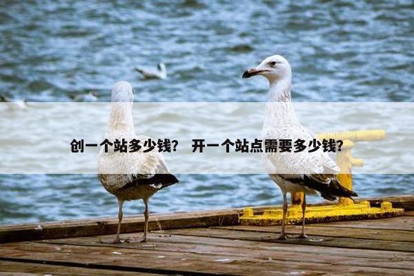 创一个站多少钱？ 开一个站点需要多少钱？
