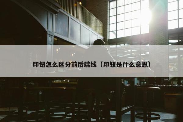 印钮怎么区分前后端线（印钮是什么意思）