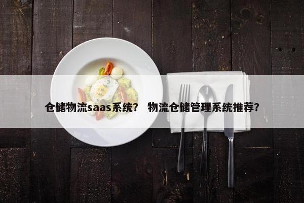 仓储物流saas系统？ 物流仓储管理系统推荐？