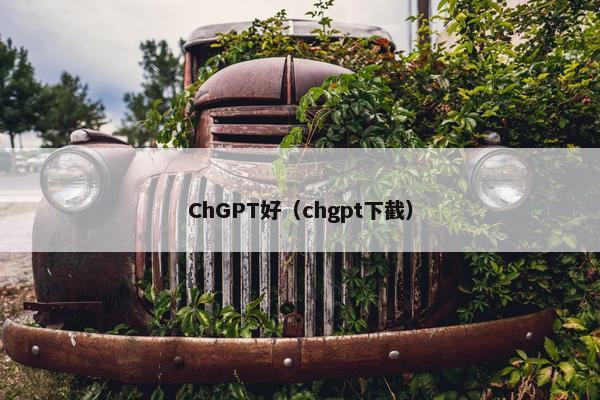 ChGPT好（chgpt下截）