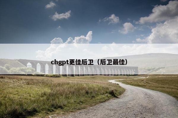 chgpt更佳后卫（后卫最佳）