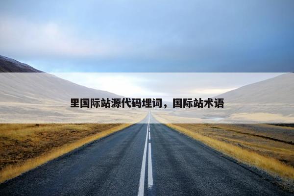 里国际站源代码埋词，国际站术语