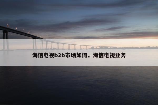 海信电视b2b市场如何，海信电视业务