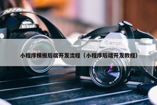 小程序模板后端开发流程（小程序后端开发教程）
