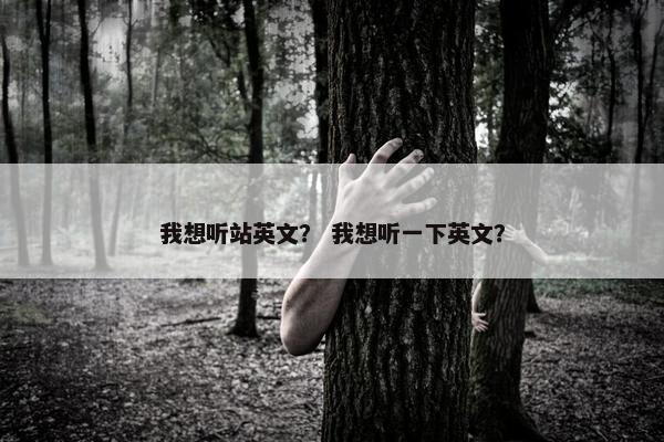 我想听站英文？ 我想听一下英文？