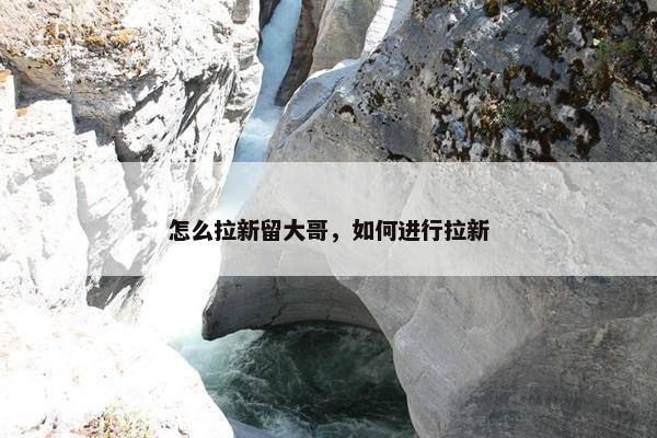 怎么拉新留大哥，如何进行拉新
