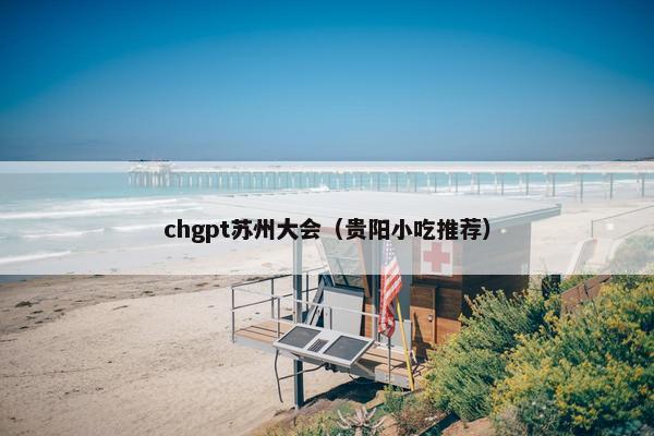 chgpt苏州大会（贵阳小吃推荐）