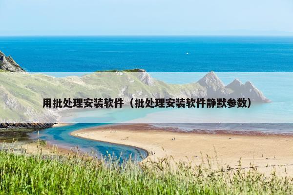 用批处理安装软件（批处理安装软件静默参数）