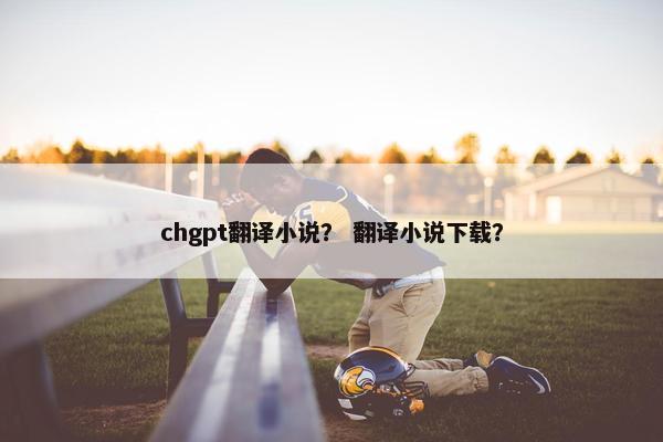 chgpt翻译小说？ 翻译小说下载？