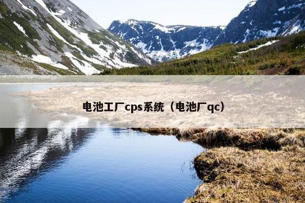 电池工厂cps系统（电池厂qc）