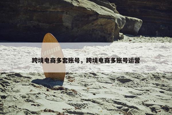 跨境电商多套账号，跨境电商多账号运营