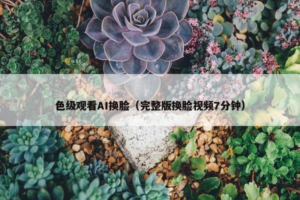 色级观看AI换脸（完整版换脸视频7分钟）