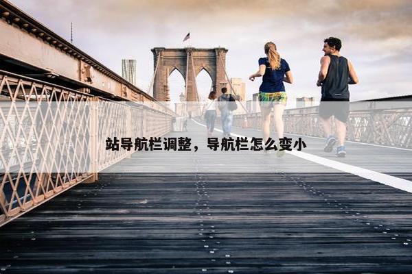 站导航栏调整，导航栏怎么变小