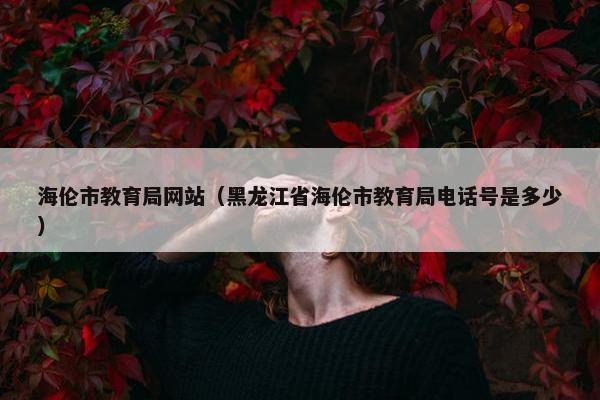 海伦市教育局网站（黑龙江省海伦市教育局电话号是多少）