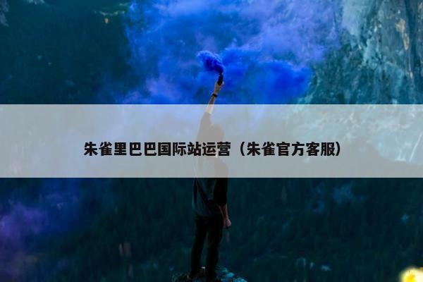 朱雀里巴巴国际站运营（朱雀官方客服）