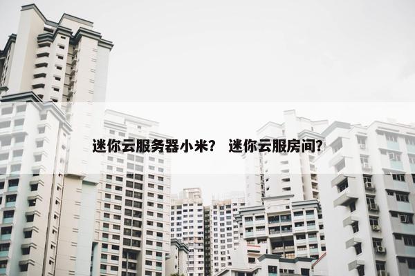 迷你云服务器小米？ 迷你云服房间？