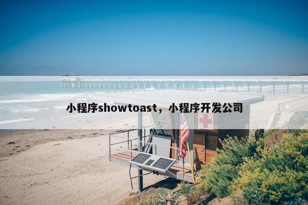 小程序showtoast，小程序开发公司