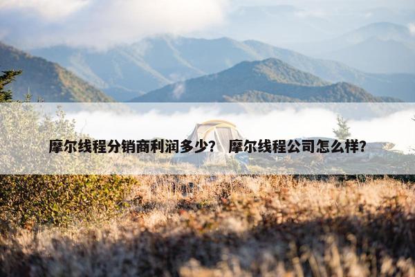 摩尔线程分销商利润多少？ 摩尔线程公司怎么样？