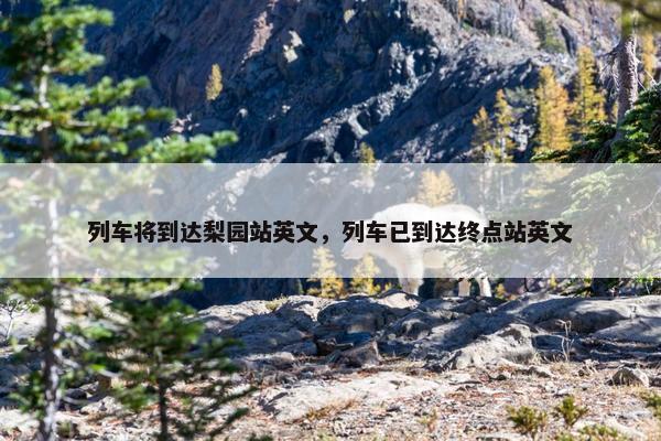 列车将到达梨园站英文，列车已到达终点站英文