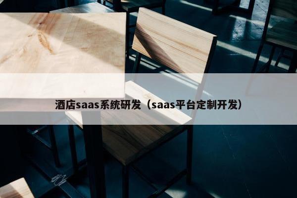 酒店saas系统研发（saas平台定制开发）