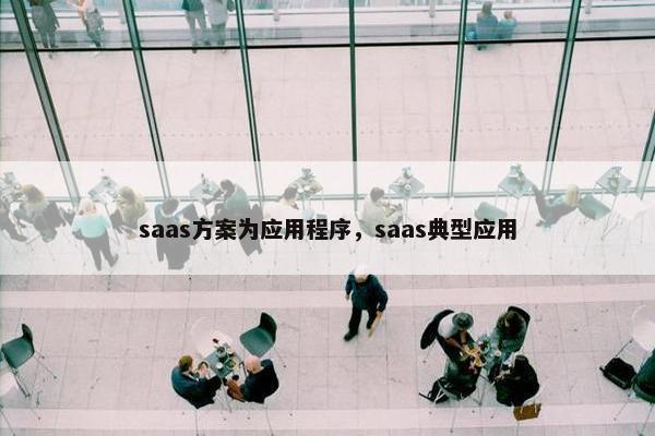 saas方案为应用程序，saas典型应用