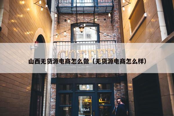 山西无货源电商怎么做（无货源电商怎么样）