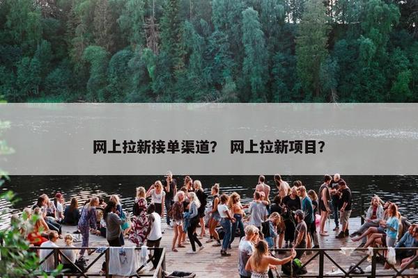 网上拉新接单渠道？ 网上拉新项目？