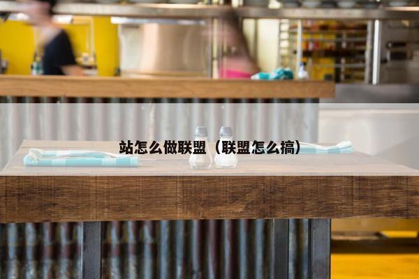 站怎么做联盟（联盟怎么搞）