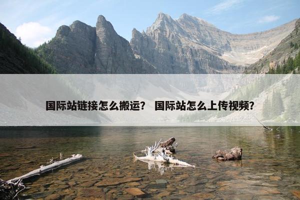 国际站链接怎么搬运？ 国际站怎么上传视频？